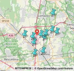 Mappa Via Isonzo, 22078 Turate CO, Italia (2.86636)