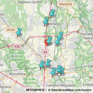 Mappa Via Isonzo, 22078 Turate CO, Italia (4.07182)