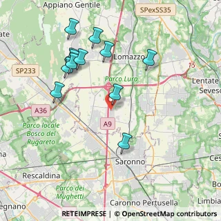Mappa Via Isonzo, 22078 Turate CO, Italia (4.06667)