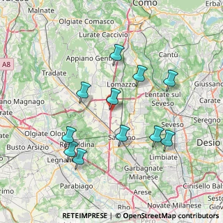 Mappa Via Isonzo, 22078 Turate CO, Italia (7.34455)