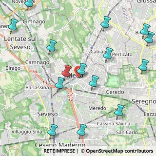 Mappa Via Onorevole Riccardo Besana, 20821 Meda MB, Italia (2.72133)