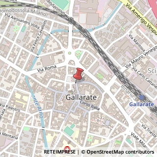 Mappa Via giuseppe verdi 25, 21010 Gallarate, Varese (Lombardia)