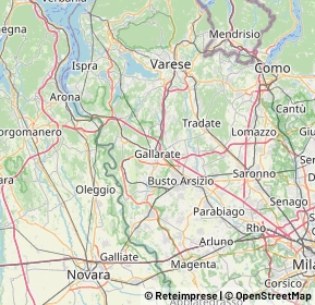 Mappa 21013 Gallarate VA, Italia (9.3435)