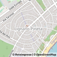 Kort Lignano Sabbiadoro