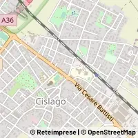 Mapa Cislago