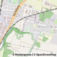 Térkép Ronco Briantino