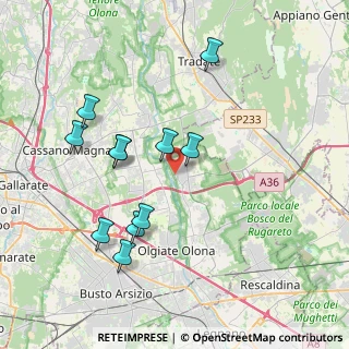 Mappa Via Canton Lombardo, 21050 Gorla Maggiore VA, Italia (3.77818)