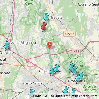 Mappa Via Canton Lombardo, 21050 Gorla Maggiore VA, Italia (6.50167)
