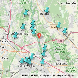 Mappa Via Canton Lombardo, 21050 Gorla Maggiore VA, Italia (4.83353)