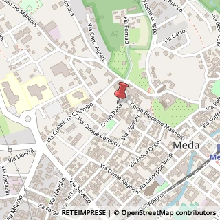 Mappa Corso Italia, 6, 20821 Meda, Monza e Brianza (Lombardia)