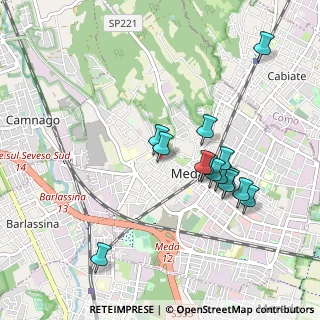 Mappa Corso Italia, 20821 Meda MB, Italia (0.89643)