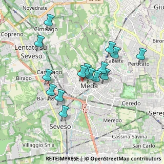 Mappa Corso Italia, 20821 Meda MB, Italia (1.612)