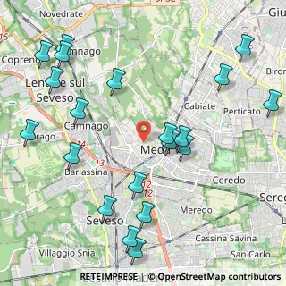 Mappa Corso Italia, 20821 Meda MB, Italia (2.576)