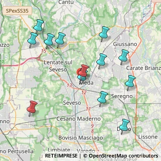 Mappa Via Giovanni XXIII, 20821 Meda MB, Italia (4.35308)
