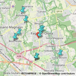 Mappa Via Monte Sabotino, 21054 Fagnano Olona VA, Italia (2.1125)