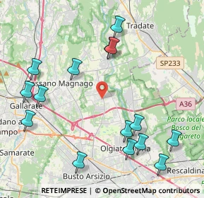 Mappa Via Monte Sabotino, 21054 Fagnano Olona VA, Italia (4.89467)