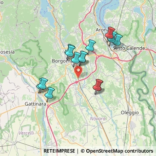 Mappa SP156, 28021 Fontaneto d'Agogna NO, Italia (6.39857)
