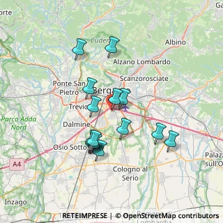 Mappa Via Piave, 24052 Azzano San Paolo BG, Italia (6.326)