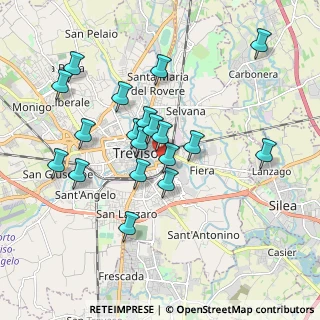 Mappa Viale dei Mille, 31100 Treviso TV, Italia (1.71579)