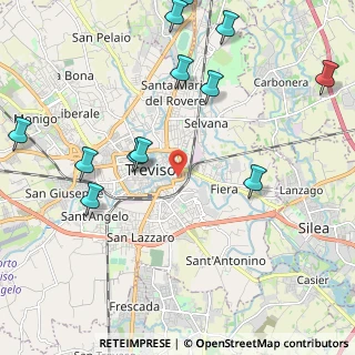 Mappa Viale dei Mille, 31100 Treviso TV, Italia (2.6075)