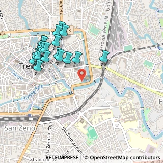 Mappa Viale dei Mille, 31100 Treviso TV, Italia (0.5485)