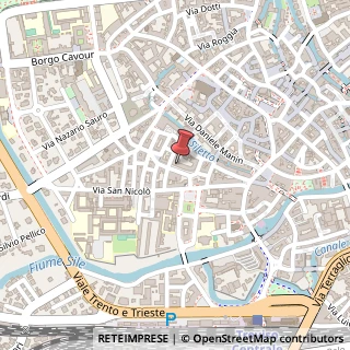 Mappa Via Gabriele D'Annunzio, 6, 31100 Treviso, Treviso (Veneto)