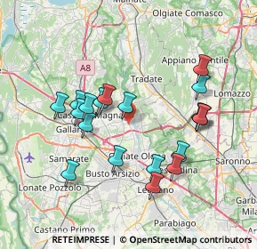 Mappa Via Zara, 21054 Fagnano Olona VA, Italia (7.08842)