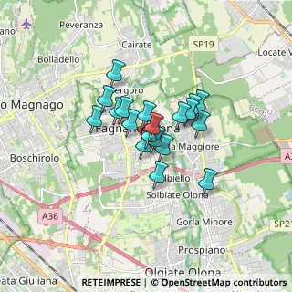 Mappa Via Zara, 21054 Fagnano Olona VA, Italia (1.06947)