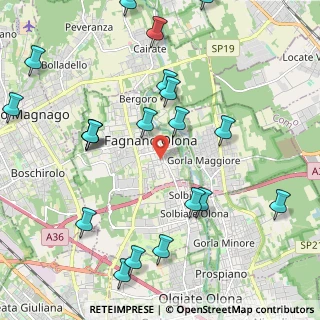 Mappa Via Zara, 21054 Fagnano Olona VA, Italia (2.553)