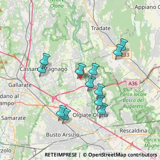 Mappa Via Zara, 21054 Fagnano Olona VA, Italia (3.4925)