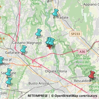 Mappa Via Zara, 21054 Fagnano Olona VA, Italia (5.67833)
