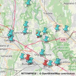Mappa Via Zara, 21054 Fagnano Olona VA, Italia (5.3105)