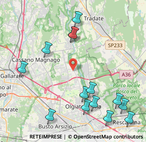 Mappa Via Zara, 21054 Fagnano Olona VA, Italia (4.99429)