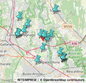 Mappa Via Zara, 21054 Fagnano Olona VA, Italia (3.61824)