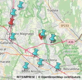 Mappa Via Zara, 21054 Fagnano Olona VA, Italia (4.72909)