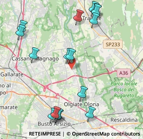 Mappa Via Zara, 21054 Fagnano Olona VA, Italia (5.03563)