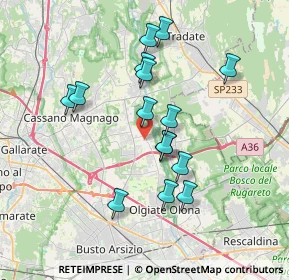 Mappa Via Zara, 21054 Fagnano Olona VA, Italia (3.282)