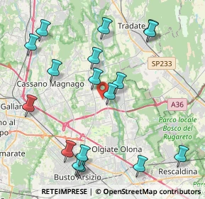 Mappa Via Zara, 21054 Fagnano Olona VA, Italia (4.74235)