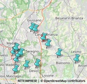 Mappa Carate Brianza, 20841 Carate Brianza MB, Italia (4.67867)