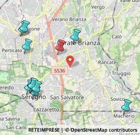 Mappa Carate Brianza, 20841 Carate Brianza MB, Italia (2.59273)