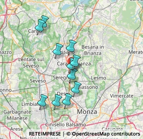 Mappa Carate Brianza, 20841 Carate Brianza MB, Italia (6.17727)