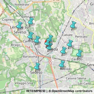 Mappa Via Cristoforo Colombo, 20821 Meda MB, Italia (1.78692)