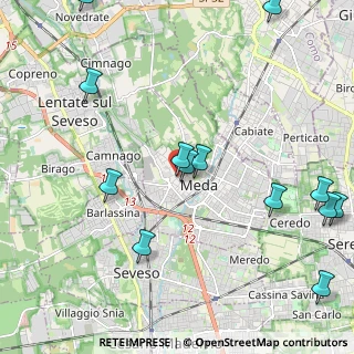 Mappa Via Cristoforo Colombo, 20821 Meda MB, Italia (2.66692)