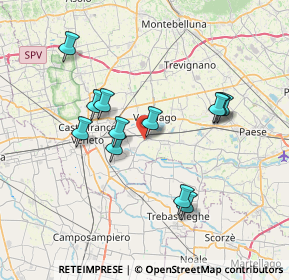 Mappa Via Fornace, 31050 Vedelago TV, Italia (6.6725)