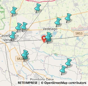 Mappa Via Fornace, 31050 Vedelago TV, Italia (4.56154)