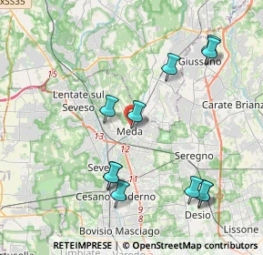 Mappa Via Solferino, 20821 Meda MB, Italia (4.30818)