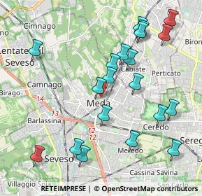 Mappa Via Solferino, 20821 Meda MB, Italia (2.2055)