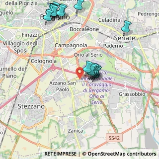 Mappa Viale Lombardia, 24050 Orio al Serio BG, Italia (2.3515)