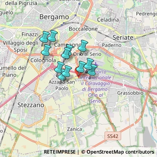 Mappa Viale Lombardia, 24050 Orio al Serio BG, Italia (1.2475)