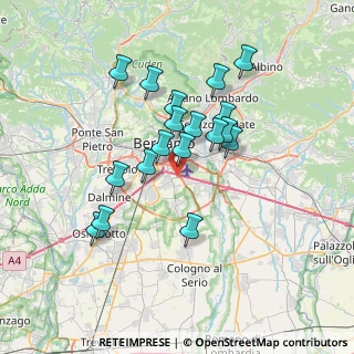 Mappa 24050 Bergamo BG, Italia (6.06278)